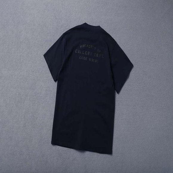 Gallery Dept. x Lanvin Paint Print Letter Logo Short Sleeve Black - Picture 6 of 13